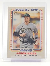 AARON JUDGE 2023 TOPPS HERITAGE AWARD WINNER AL MVP #AW-1 YANKEES Q7038