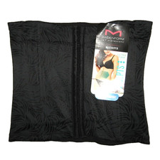 Maidenform Waist Nipper Medium Black Ultra Firm Sculpts Cool Comfort New