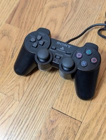 PS2 Sony PlayStation 2 OEM DualShock 2 SCPH-10010 (A) Black Tested
