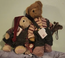 Boyd's Bears Elfbeary Set W/ Stick Horse And Raggedy Ann Christmas Plush w/Tags