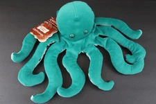 Folkmanis Teal Green Octopus Puppet Glove Hand Full Body 12" Plush NEW with Tags
