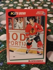 Keith Brown, Base - 1991-92 SCORE Canadian Hockey