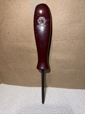 Vintage Matco Tools SDM 4P1 Burgundy Philips  Screwdriver 6.5'' long