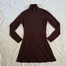 Reformation Maya Knit Long Sleeve Ribbed Dress