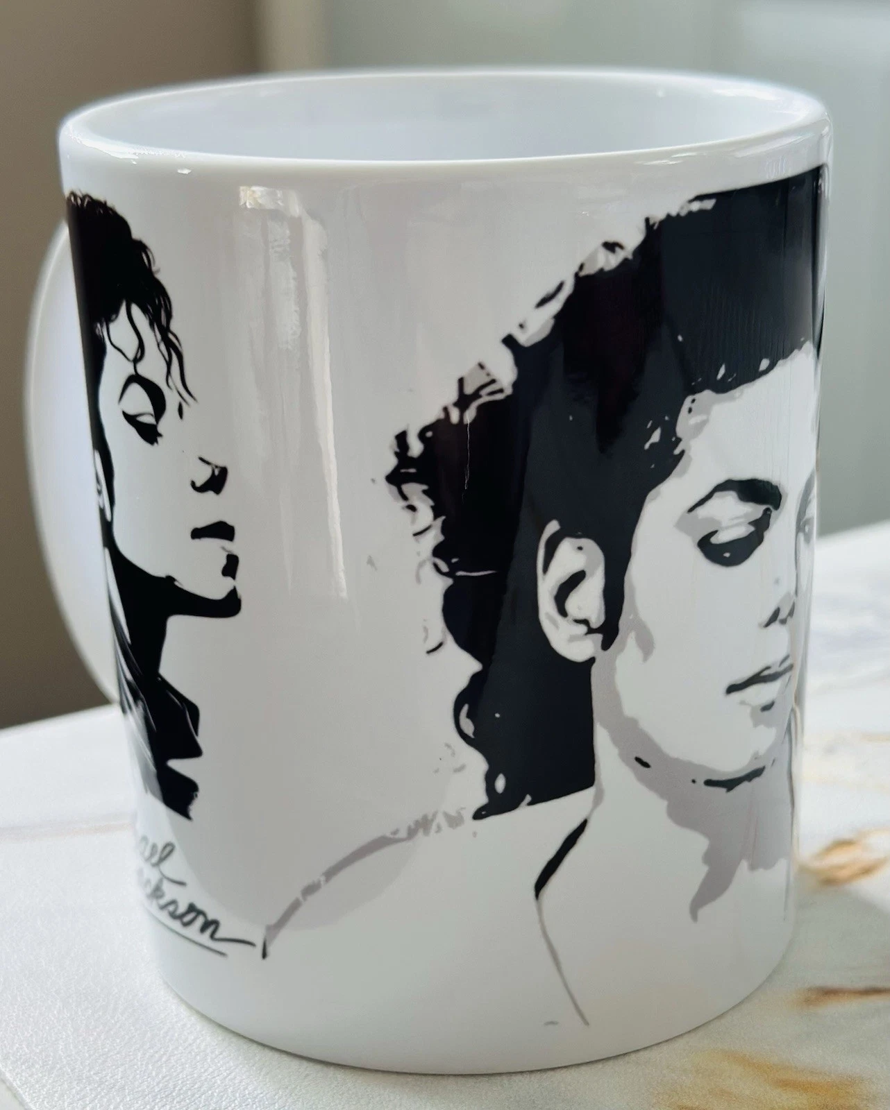 Michael Jackson Monochrome Mug
