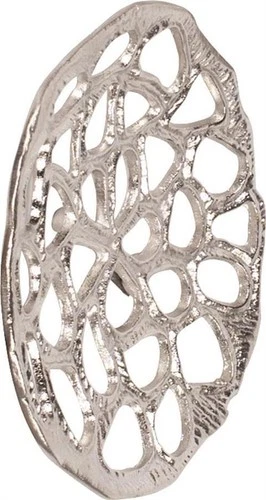 Nickel Plated Open Honeycomb Wall Art Decor - Picture 1 of 3