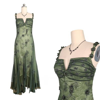 green y2k dress Juicy Couture Y2K Dress – East Village Vintage Collective