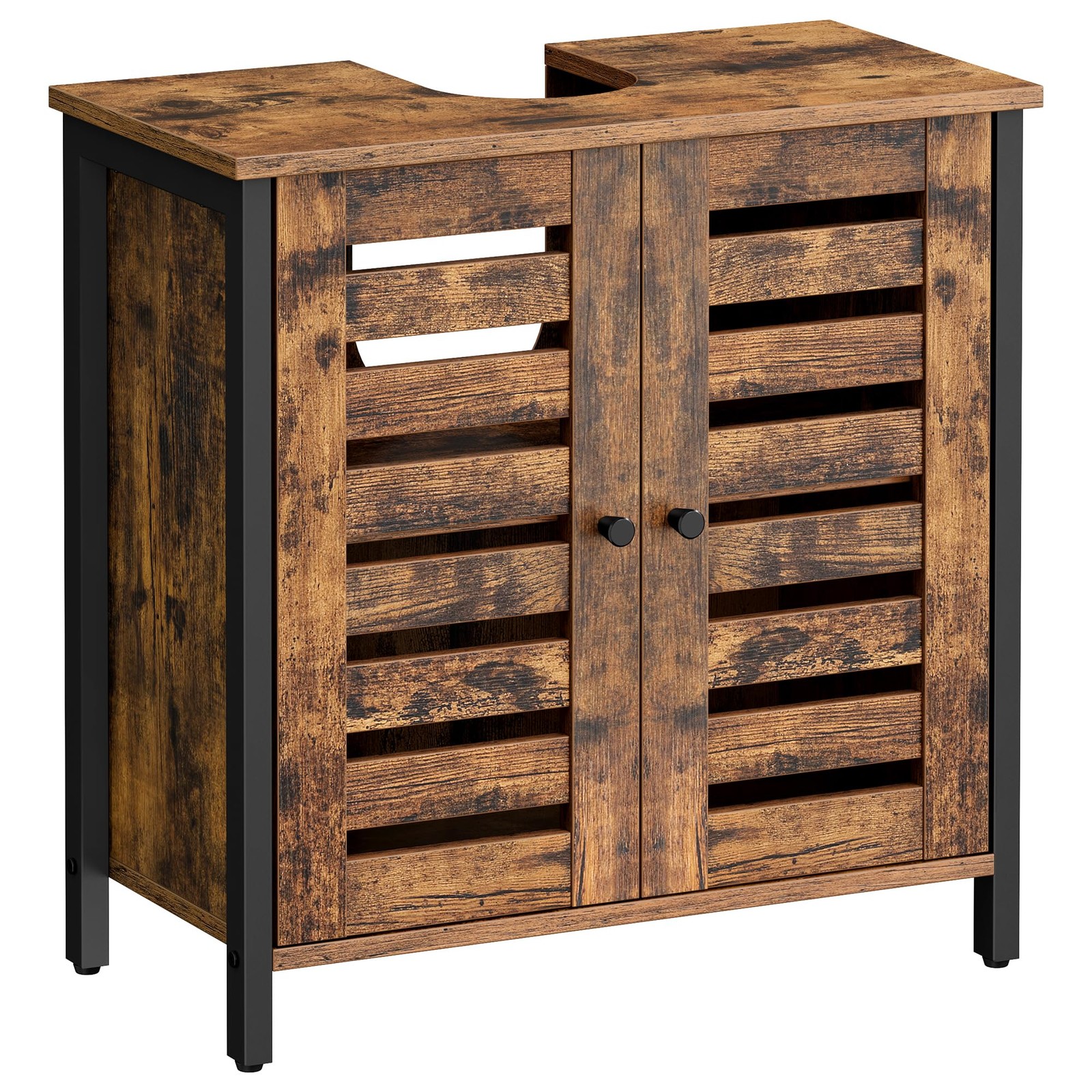 Waschbeckenunterschrank, Badezimmerschrank, Aufbewahrungsschrank, 30 x 60 x 6...