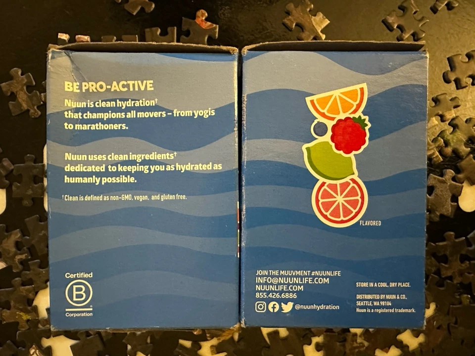 Tabletas electrolíticas hidratación deportiva nuun selladas de 8 tubos variedades de cítricos y bayas Foto 3 de 4