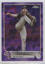 2022 Topps Chrome Update Sapphire Edition Purple 3/10 Mike Clevinger #US186 10vb