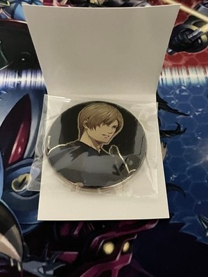Large Capcom Exhibition Resident Evil Leon S Kennedy Can Badge 1 Item