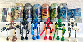 Bionicle Toa Mata: 8531 , 8532 , 8533 , 8535 , 8536 + Canisters & Manuals