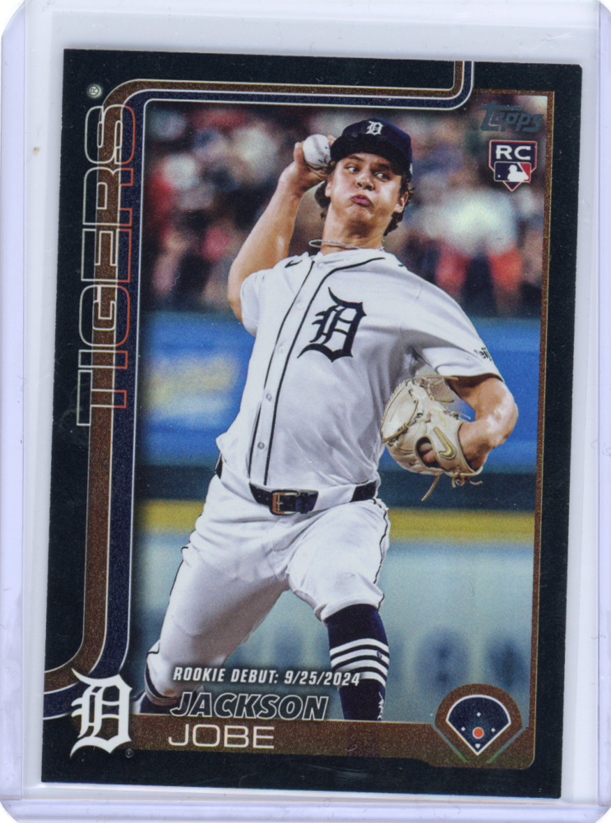 2025 Topps Update - Jackson Jobe Black Rainbow Foil /10 #US193 Detroit Tigers