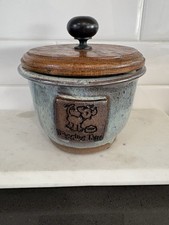 Handmade Stoneware Pet Treat Jar   Wagging Ta...