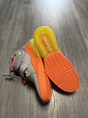 Nike Air Force 270 Men Sherbert Gray/Orange Shoes Size 11.5 AH6772-007 Rare New 2017 Nike Air Force 270 Men Sherbert Gray/Orange Shoes Size  main image 3