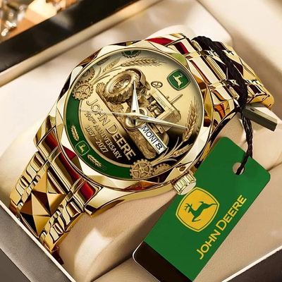 #ad John Deere 190th Anniversary 2026 Alloy Luxury Quartz Watch $40.95