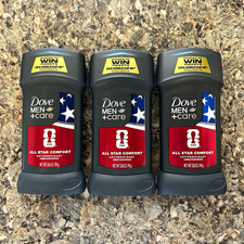 Dove Men Care All Star Comfort Antiperspirant Deodorant 2.6 oz 3 Pack NEW
