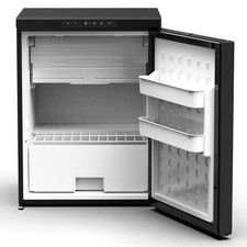 Mini RV Refrigerator 65L / 12V Truck Cooler AC DC Silent Fridge Hotel 2.3 cu ft