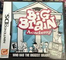 Nintendo Big Brain Academy Nintendo DS Game w/ Case, Manual & Cover Art (2006)