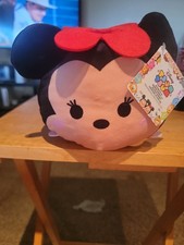 Disney Tsum Tsum Minnie Mouse Plush Stuffed Animal Toy Red Bow New w/ Tag