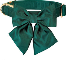 Bowtie Dog Collar - Comfortable Silk Dog Collar with Detachable Bow Tie for Larg