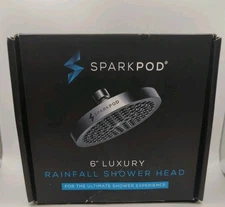 SparkPod Shower Head - High Pressure Rain - Premium Quality Luxury Design(chrome