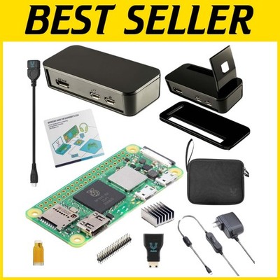 Raspberry Pi Zero W 2 Starter Kit with Case and Accessories