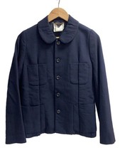 COMME des GARCONS tailored jacket round collar M wool navy EJ-03029 AD1995 Used