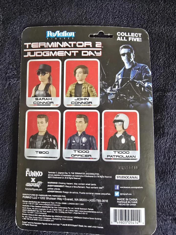 Funko Reaction Terminator 2 - RARE Tokyo Comic Con Edition. HTF! Bloody Ver. - Image 2 of 2