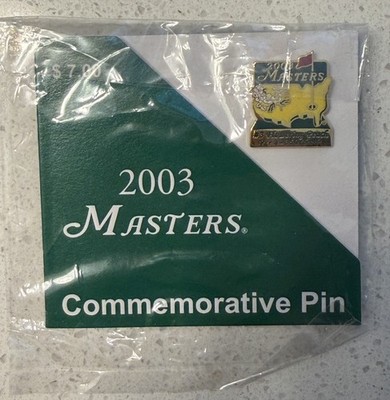2003 Masters Commemorative Pin - Augusta National Golf Club - Mike Weir Champ