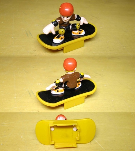 2001 Life-Like Brown SkateBoard HO Slot Car Body 3731