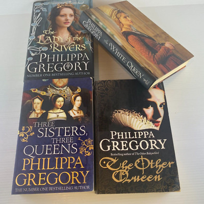 PHILIPPA GREGORY BOOK BUNDLE x 4 - THE OTHER QUEEN, THREE SISTERS THREE QUEENS,