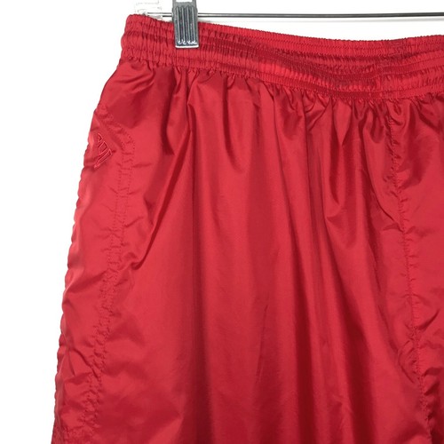 Pantalones deportivos Adidas vintage para hombre XL rojos cortavientos de nailon forrados de malla deportivos años 90’s - Imagen 6 de 23