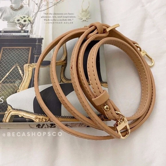 vachetta crossbody strap for louis vuitton bag