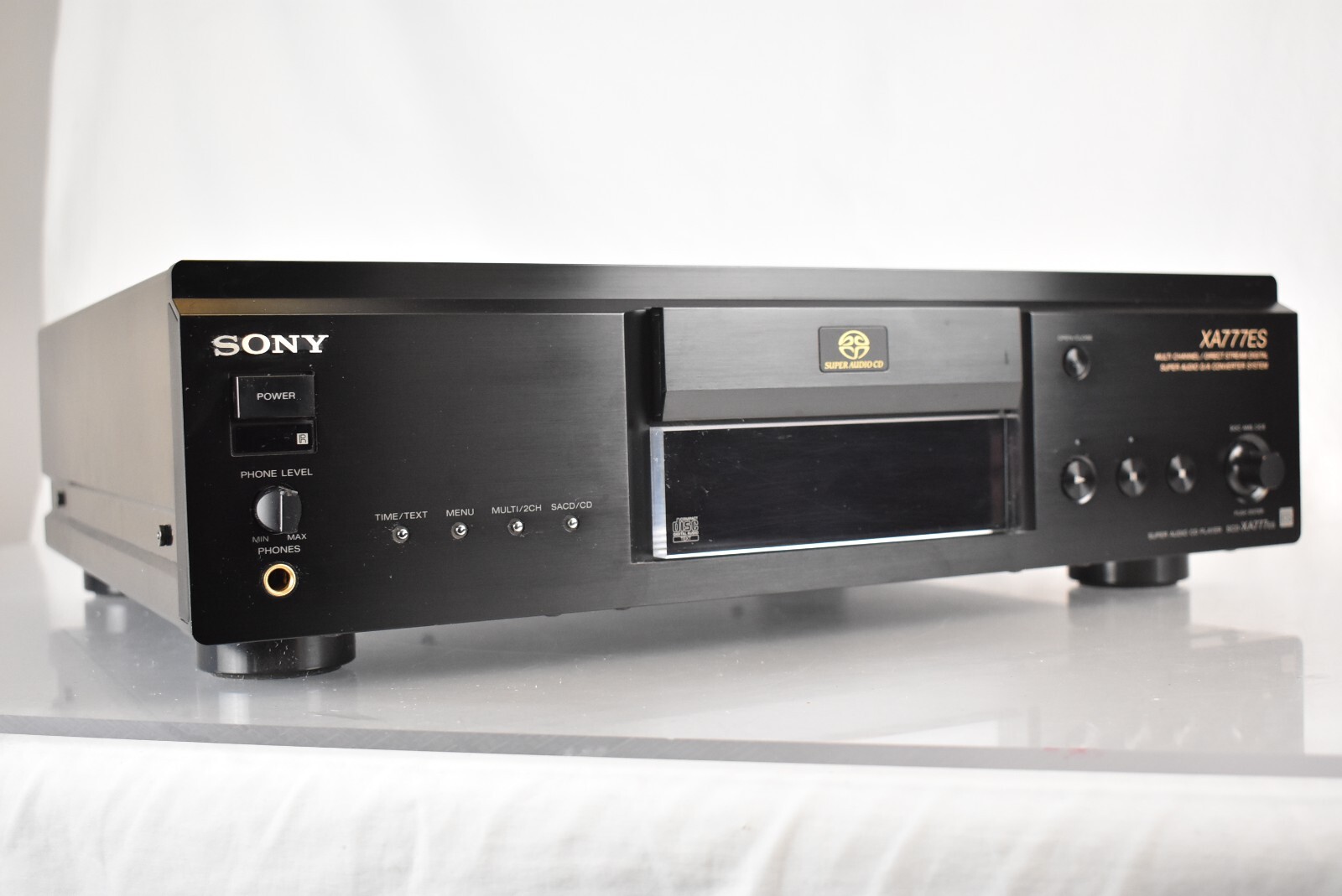 Sony SCD-XA777ES Super Audio D/A Converter Compact Disc CD Player w/Remote -READ