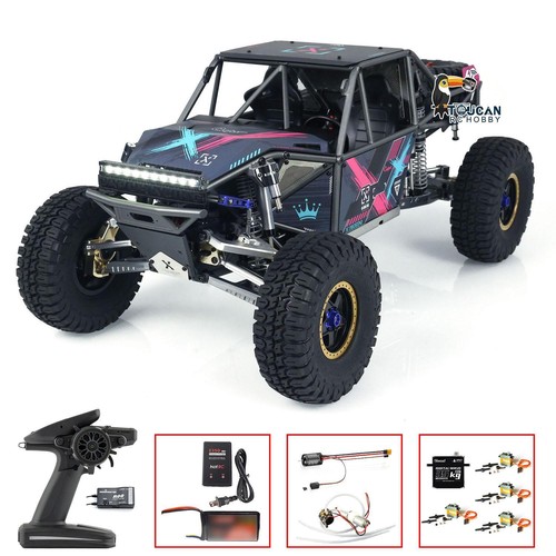 Coche sobre orugas Capo U4 Queen 1/8 4x4 RC vehículo todoterreno de 2 velocidades con luces de humo - Imagen 1 de 12