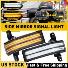 2PCS Tow Side Mirror Marker Light For 2017 Chevrolet Silverado 2500HD 23444105