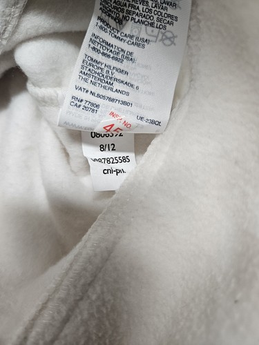 Giacca in pile da uomo Tommy Hilfiger taglia S beige nero vintage 2012 nuova! - Foto 9 di 12