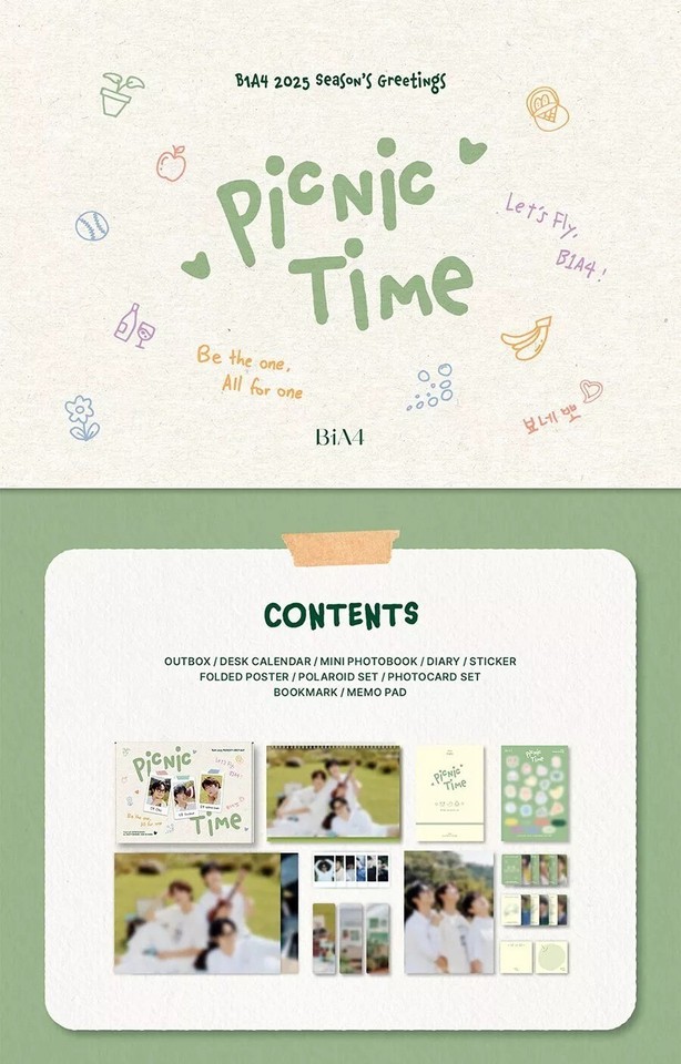 B1A4 2025 SEASON’S GREETINGS / Calendar+Diary+Photo Book+2 Poster+2