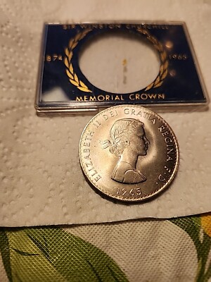 1965 Elizabeth II. P Dei Gratia Regina F D/Churchhill. Pristine Condition.