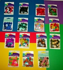 Lot of 3 Blumenthal Favorite Findings BUTTONS  Multiple Varieties  Ea Pack 130  