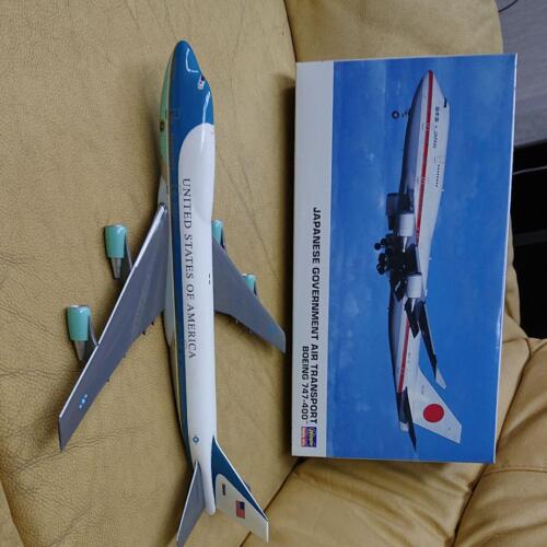 1/200 Hasegawa 747 Japanese Air Force One, US Presidential Air Force One Set - Picture 1 of 9