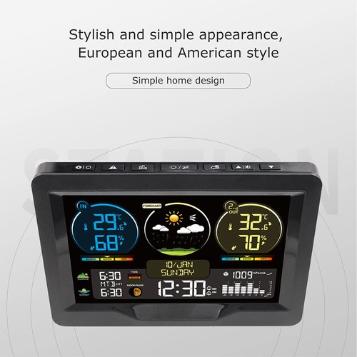 Wireless Weather Station Indoor/Outdoor Thermometer Digital Clock Humidity Date - Picture 5 of 17
