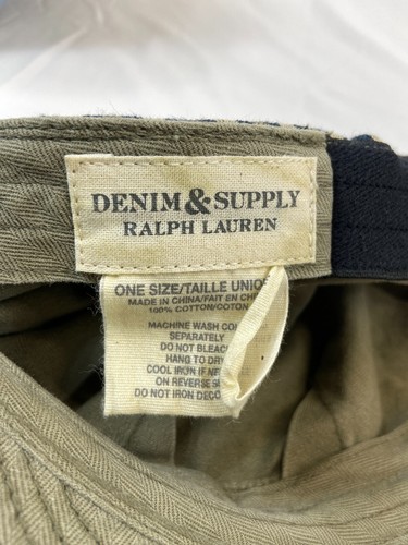 Ralph Lauren Damenmütze Kadettenmütze tailliert Kappe grün Ösen Denim Supply Einheitsgröße - Bild 9 von 10