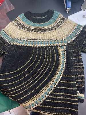 CHANEL knit co-ord set P61617K/P61593K silk cashmere Black Multicolor  #T34/SK36