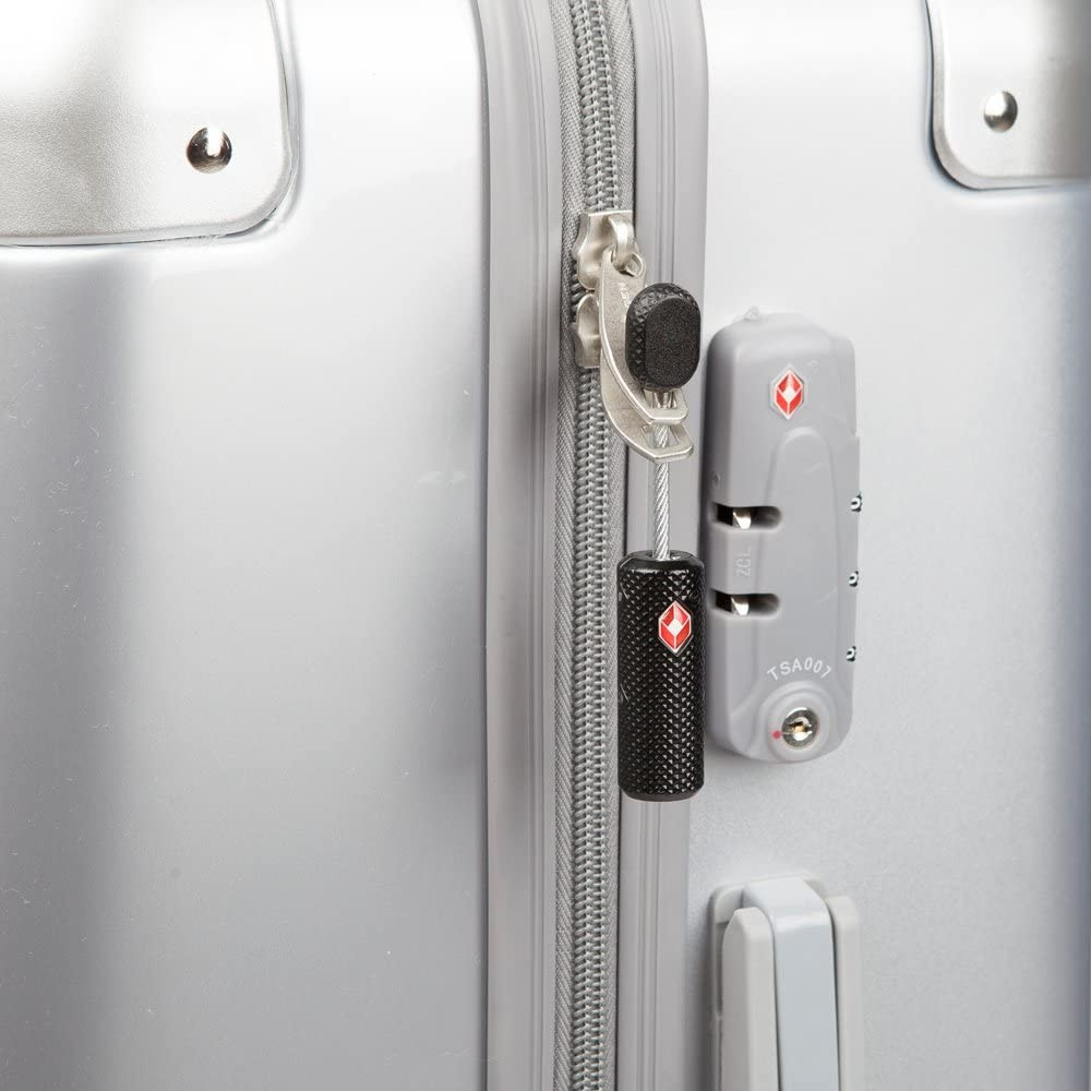 TSA Approved Luggage Locks with Keys for Travel &acirc; Flexible Ultra Secure Mini K