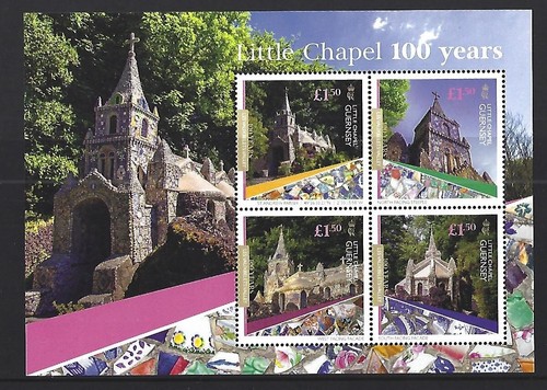 GUERNSEY 2023 LITTLE CHAPEL 100 YEARS MINIATURE SHEET UNMOUNTED MINT MNH