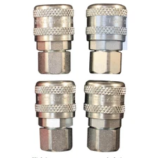 Milton S-775-4 1/4" FNPT A Style Coupler - Pack of 4 S-775-4