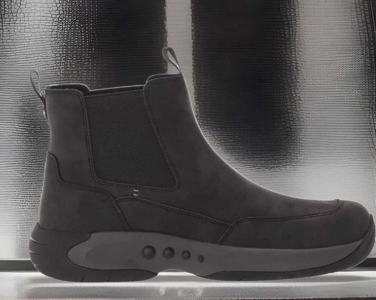 Easy Spirit Aston Leather Chelsea Boots Orthotic Cushion 