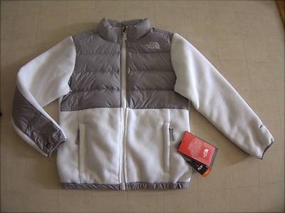 The North Face Denali Down White Jacket For Girls Sz M - NWT $129